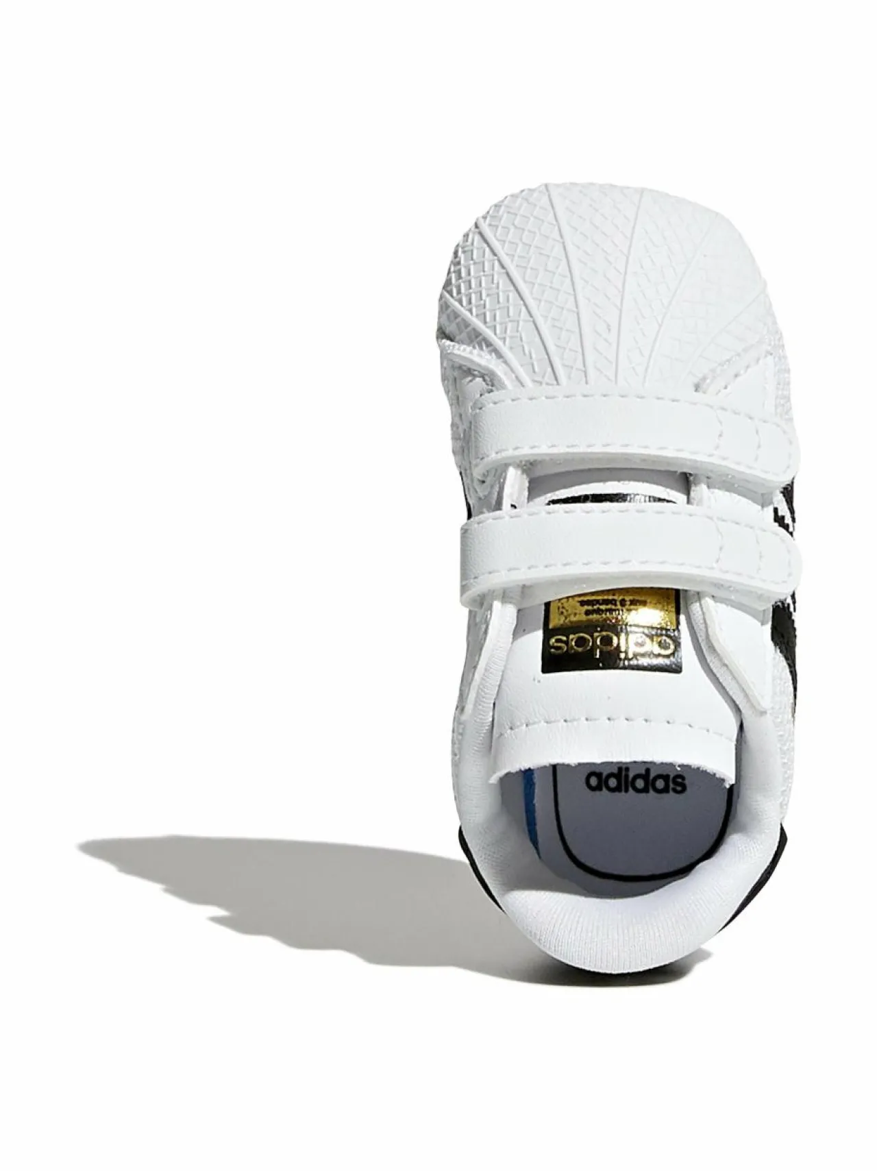Ensiaskelkengät<adidas Originals Superstar Crib Baby -ensiaskelkengät FTWWHT/CBLACK/FTWWHT
