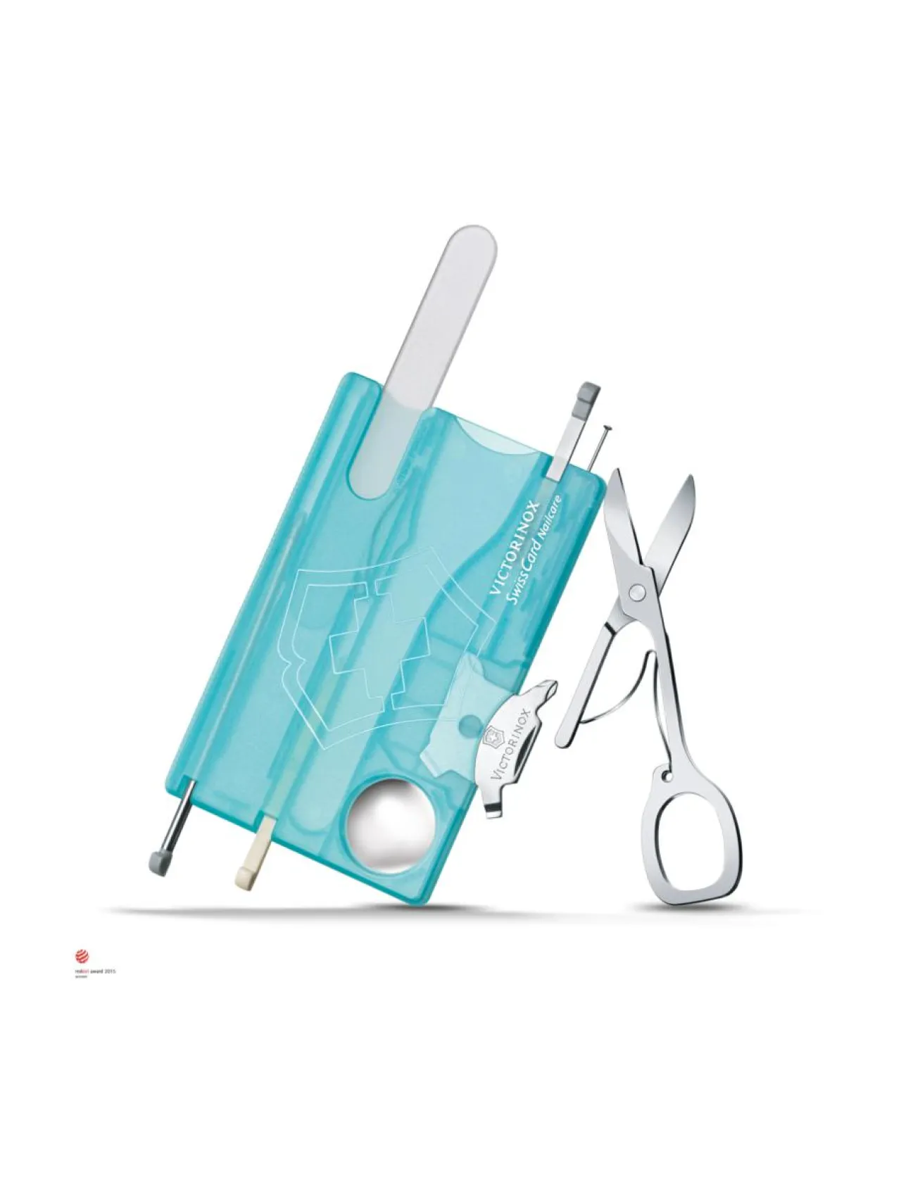 Retkeilytarvikkeet<Victorinox Swiss Army Knives Swisscard Nailcare Ice Blue AQUA
