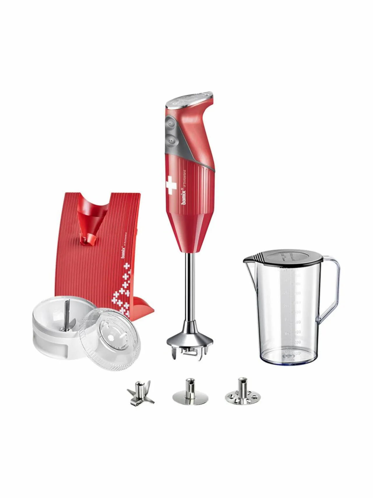 Vatkaimet & Sekoittimet<Bamix SwissLine M200 -sauvasekoitin RED