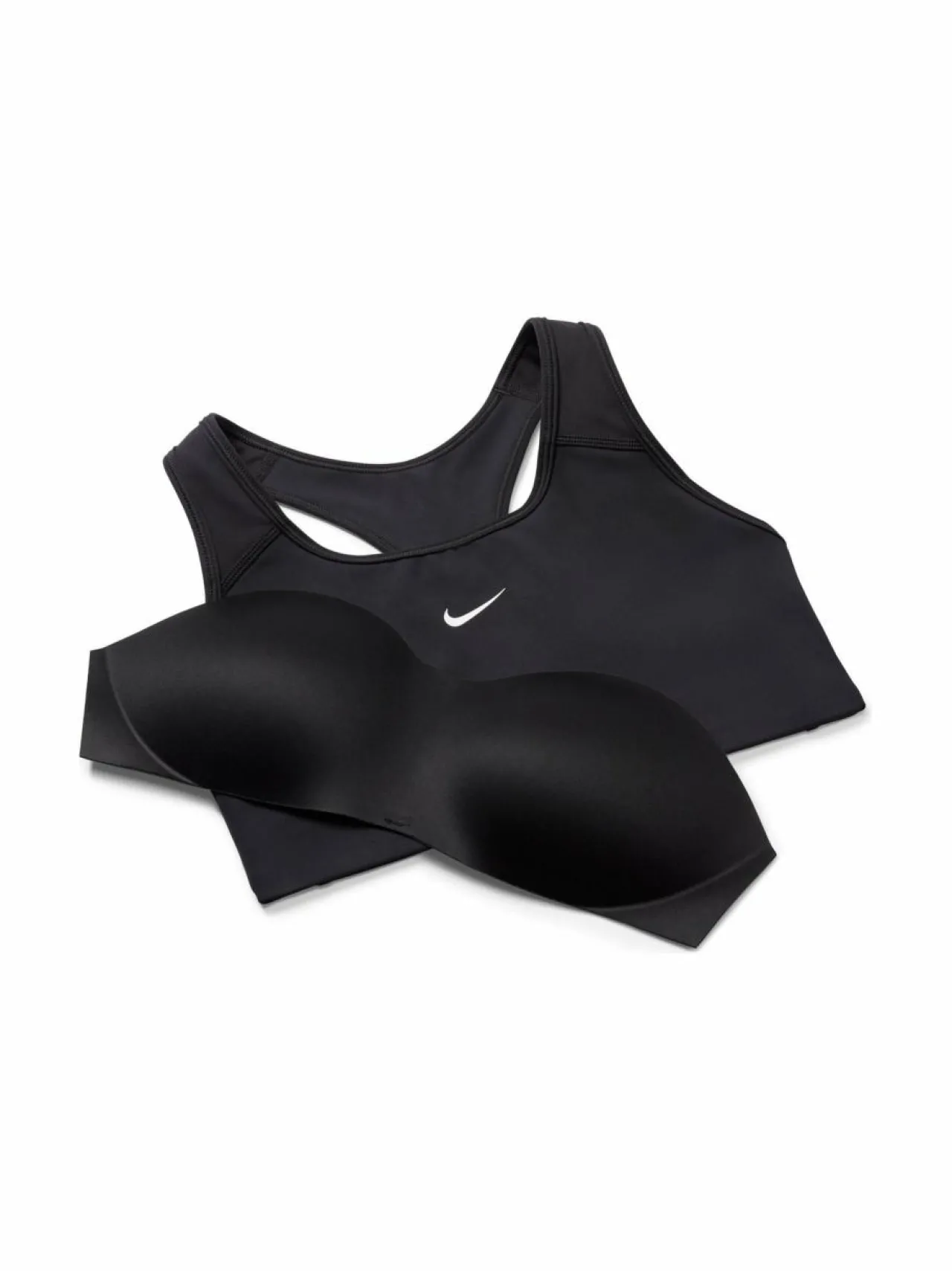 Urheiluliivit & -Kerrastot<Nike Swoosh Medium Support -urheiluliivit BLACK/WHITE