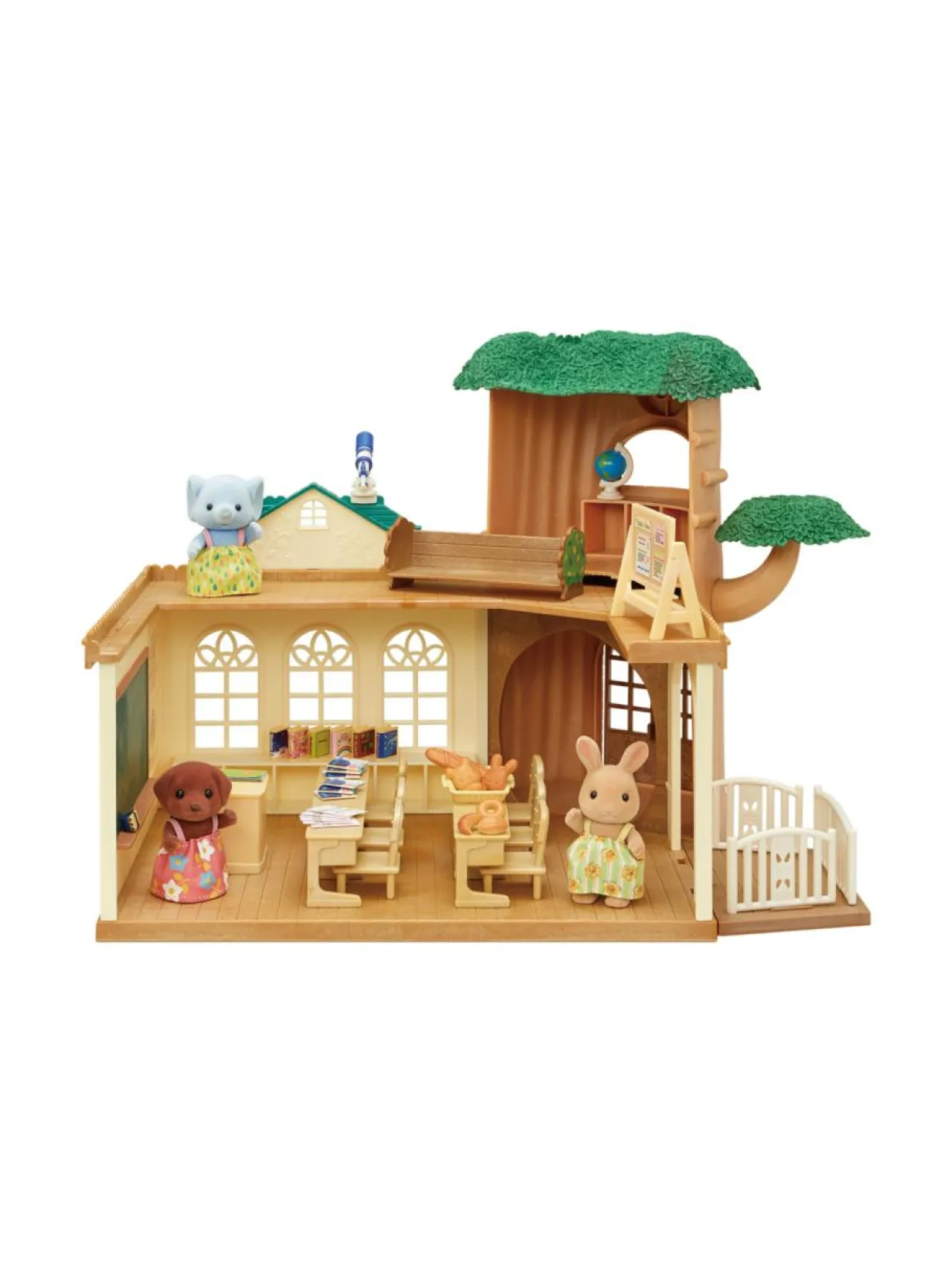 Figuurit & Interaktiiviset Lelut<SYLVANIAN FAMILIES Leikkisetti Maalaiskoulu puussa