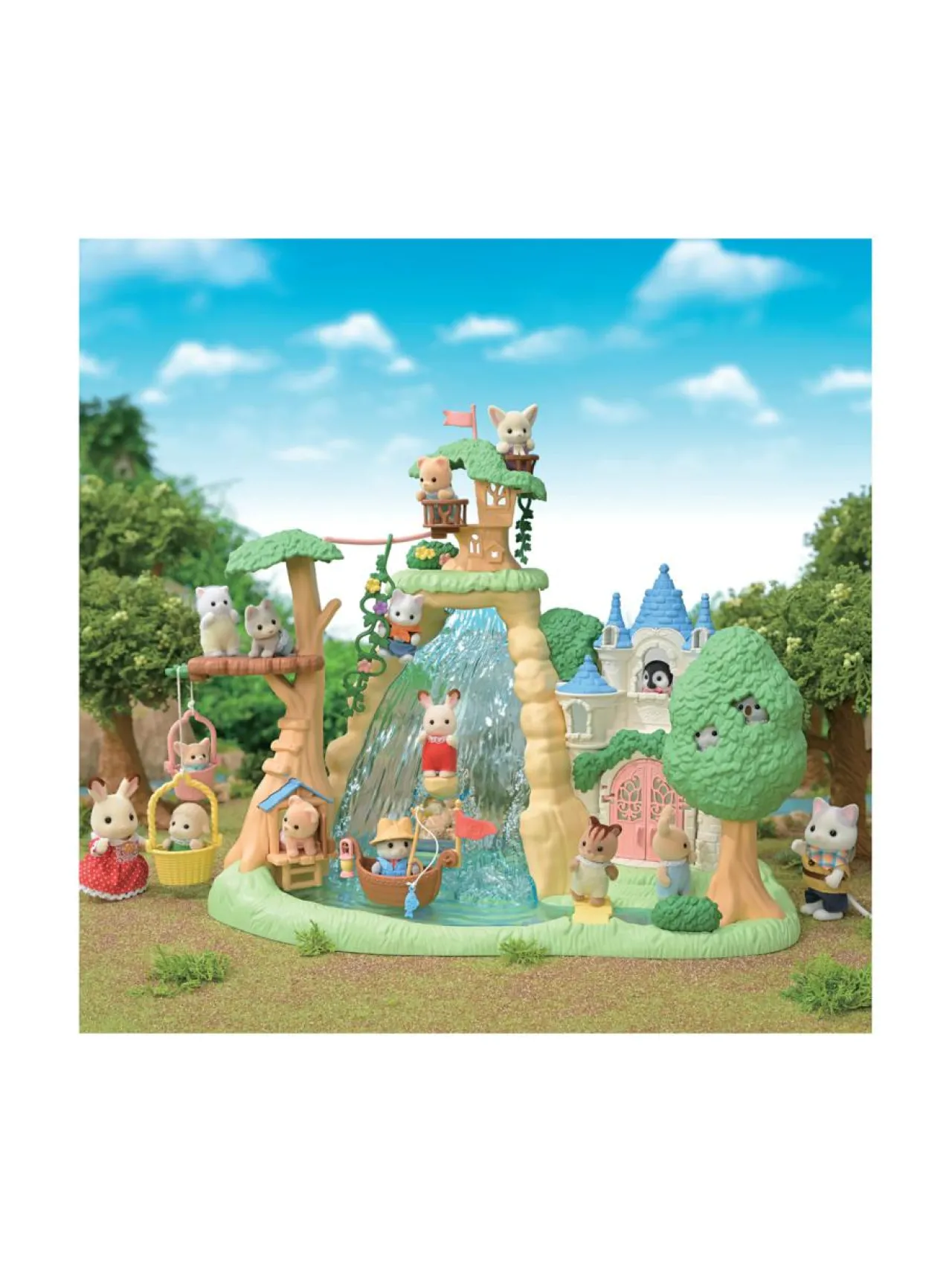 SYLVANIAN FAMILIES Leikkisetti Salaisen metsän vesiputous^ Figuurit & Interaktiiviset Lelut