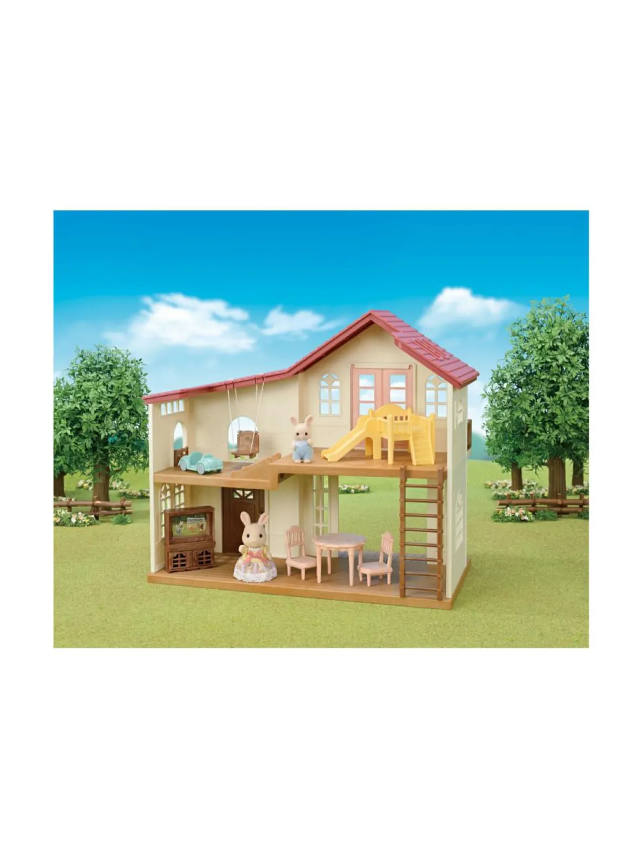 Figuurit & Interaktiiviset Lelut<SYLVANIAN FAMILIES Nukketalo Hilltop Terrace