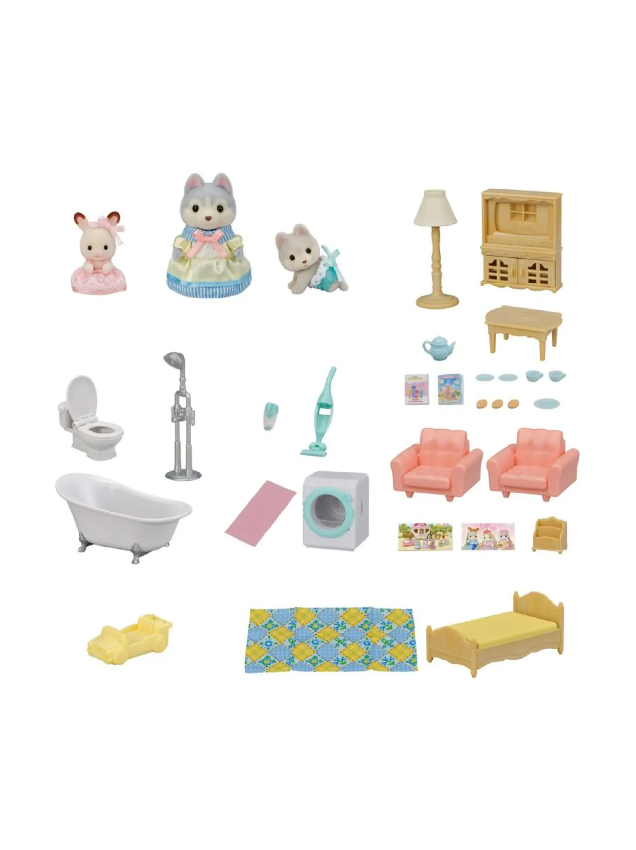 Figuurit & Interaktiiviset Lelut<SYLVANIAN FAMILIES Nukketalo Punakattoinen maalaistalo