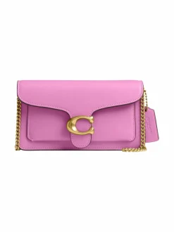 Pikkulaukut<Coach Tabby Chain Clutch -nahkalaukku B4/FUCHSIA.