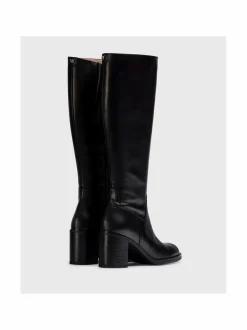 Saappaat<Wonders Tall Boot Block Heel -nahkasaapaat ISY NEGRO