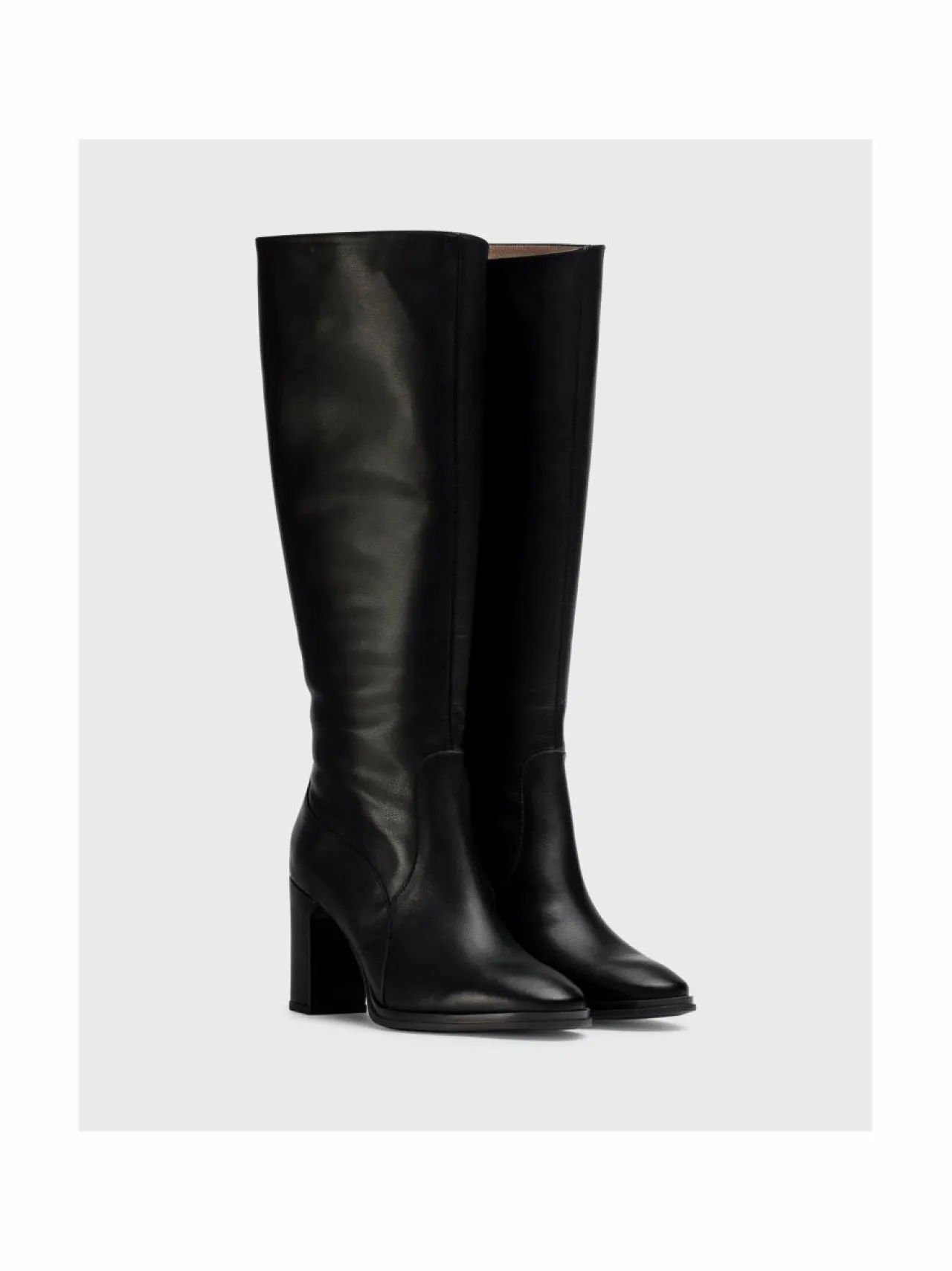 Wonders Tall Boot Feminine Heel -nahkasaappaat^ Saappaat