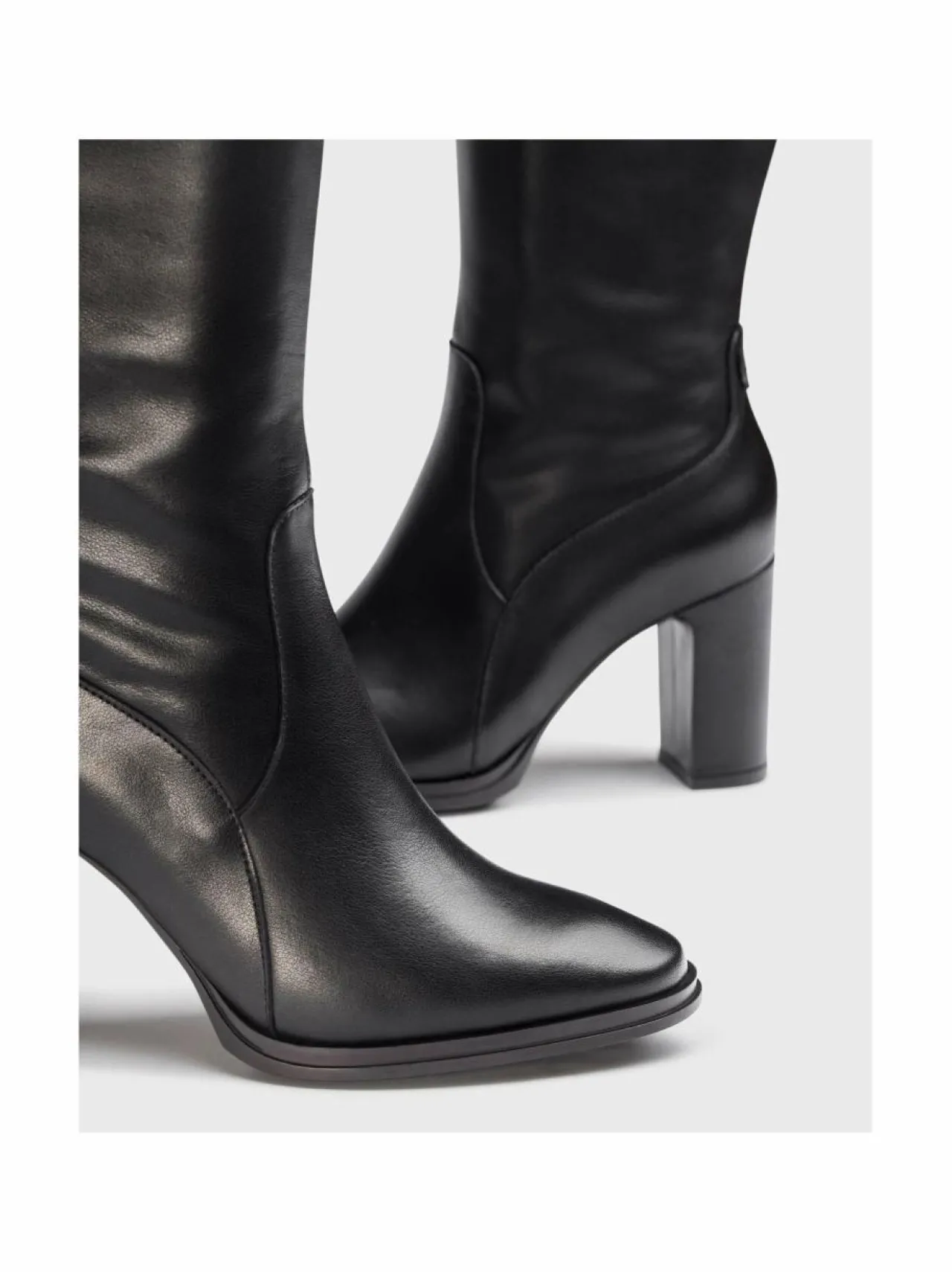 Wonders Tall Boot Feminine Heel -nahkasaappaat^ Saappaat