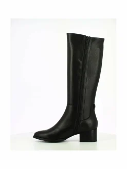 Saappaat<Wonders Tall Boot Stretch Back -nahkasaappaat ISY NEGRO/ JUNEAU NEGRO