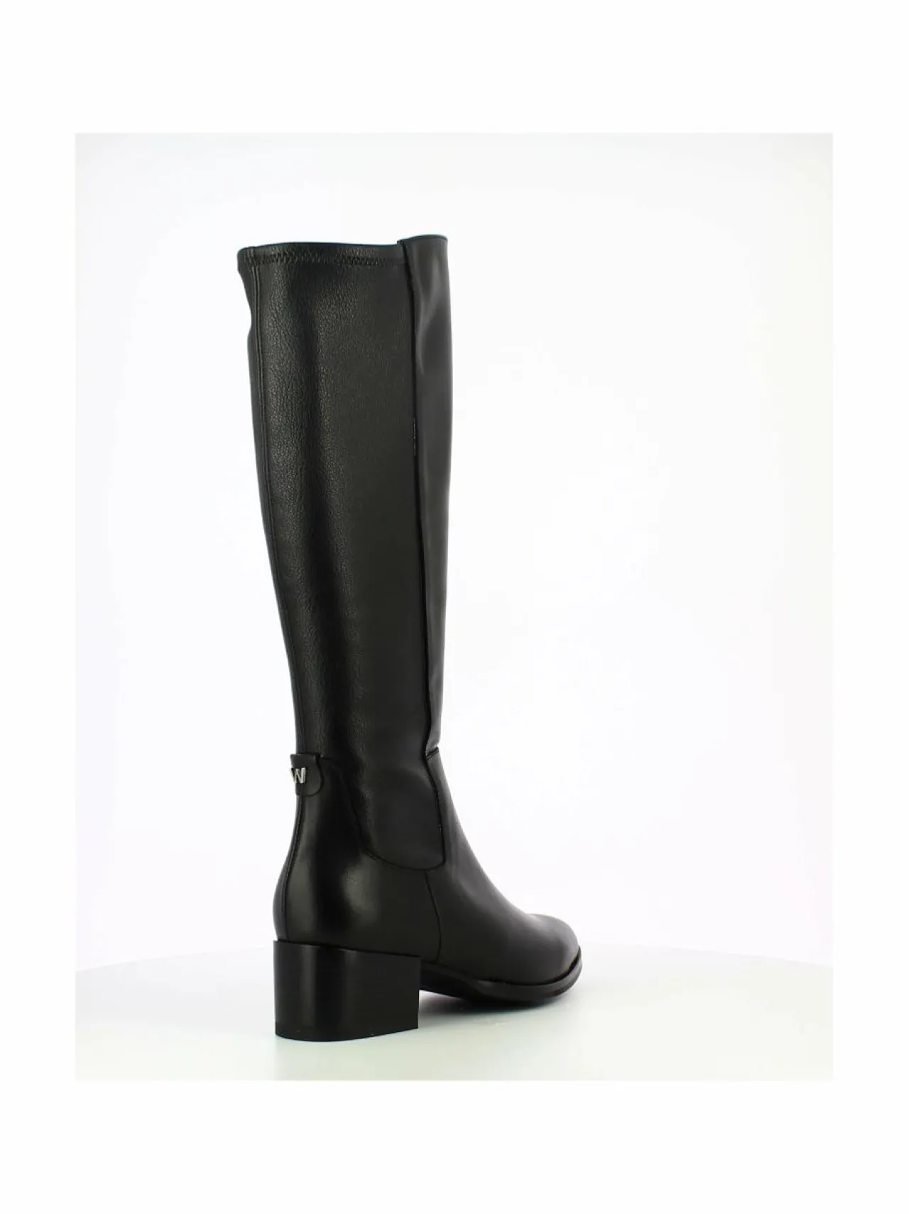 Saappaat<Wonders Tall Boot Stretch Back -nahkasaappaat ISY NEGRO/ JUNEAU NEGRO