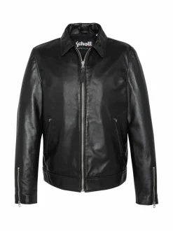 Takit<Schott Tampa-nahkatakki BLACK