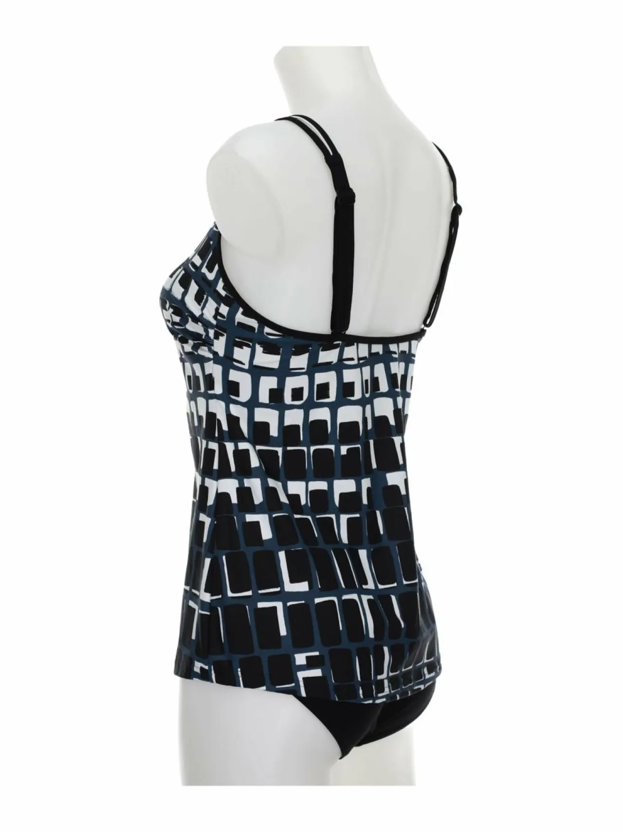Uima-Asut<Sunflair Tankini-uimapuku 901 BLACK-WHITE