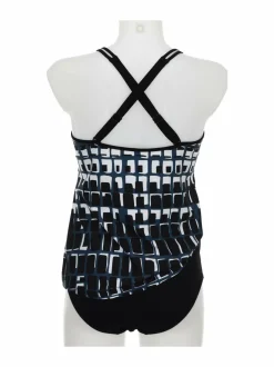 Uima-Asut<Sunflair Tankini-uimapuku 901 BLACK-WHITE