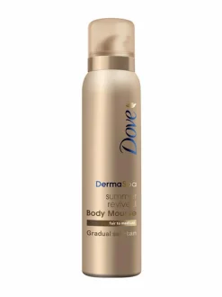 Aurinkotuotteet<Dove Tanning Mousse Fair to -itseruskettava vaahto 150 ml MEDIUM