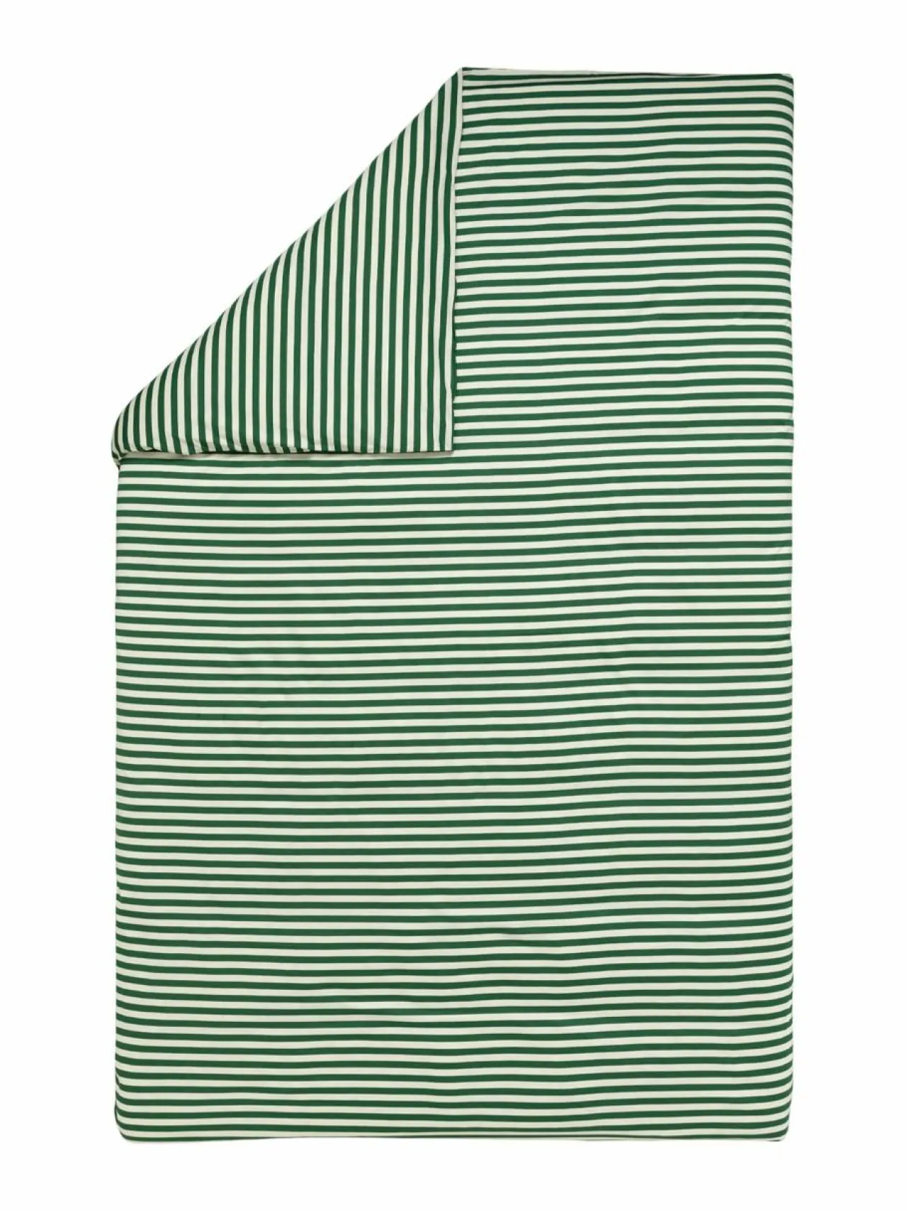 Liinavaatteet<Marimekko Tasaraita-pussilakana 160 OFF WHITE, DK.GREEN