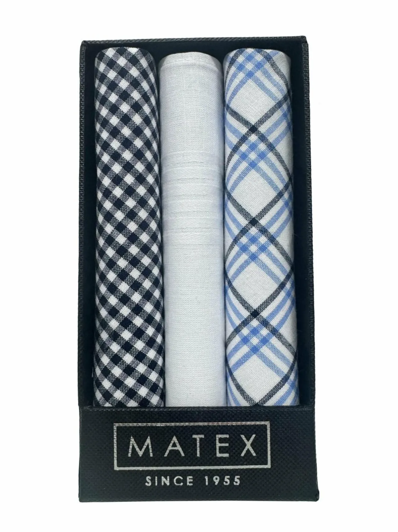 Solmiot & Asusteet<Matex Taskuliina 3-pack 623-BLUE/WHITE