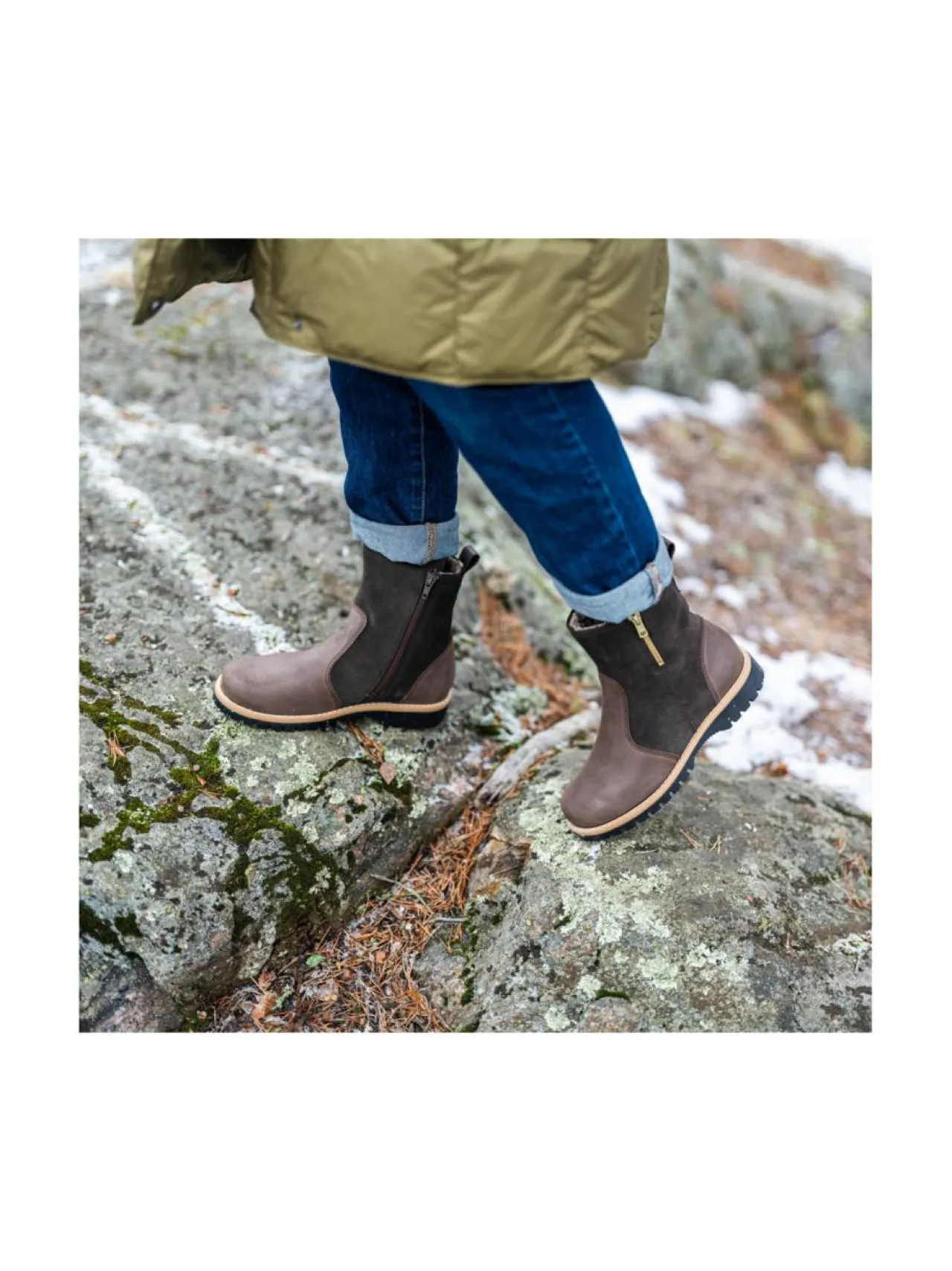 Nilkkurit<Pomar TASSU Naisten Zero Waste nilkkurit BROWN PULL-UP/SUEDE/TAN S