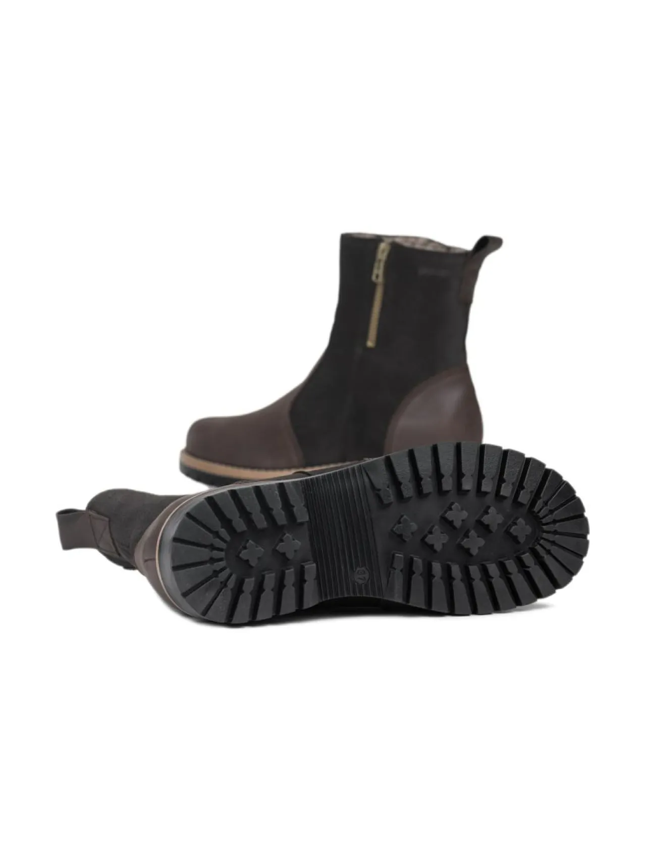 Nilkkurit<Pomar TASSU Naisten Zero Waste nilkkurit BROWN PULL-UP/SUEDE/TAN S