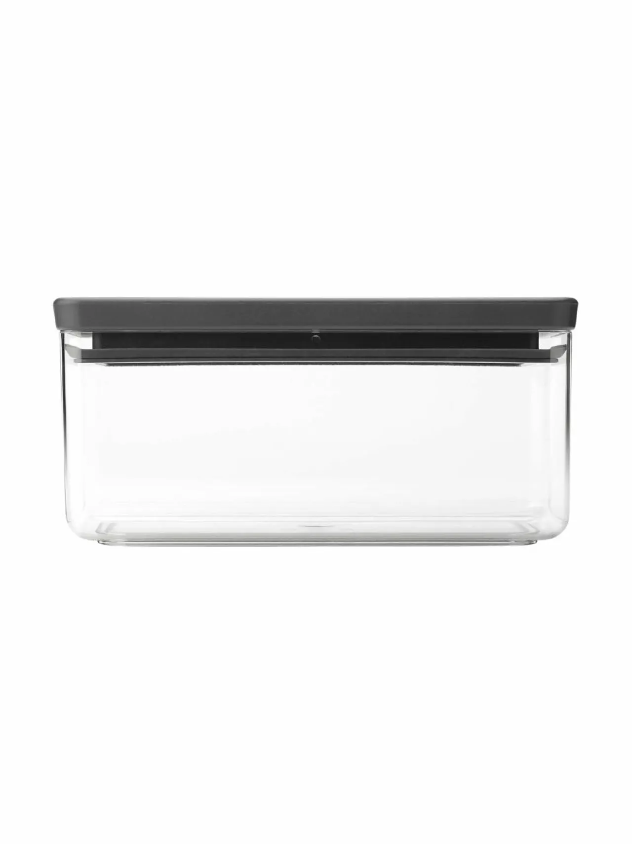 Keittiötarvikkeet<Brabantia Tasty+Stackable -säilytysastia 1,5 l CHARCOAL DARK GREY