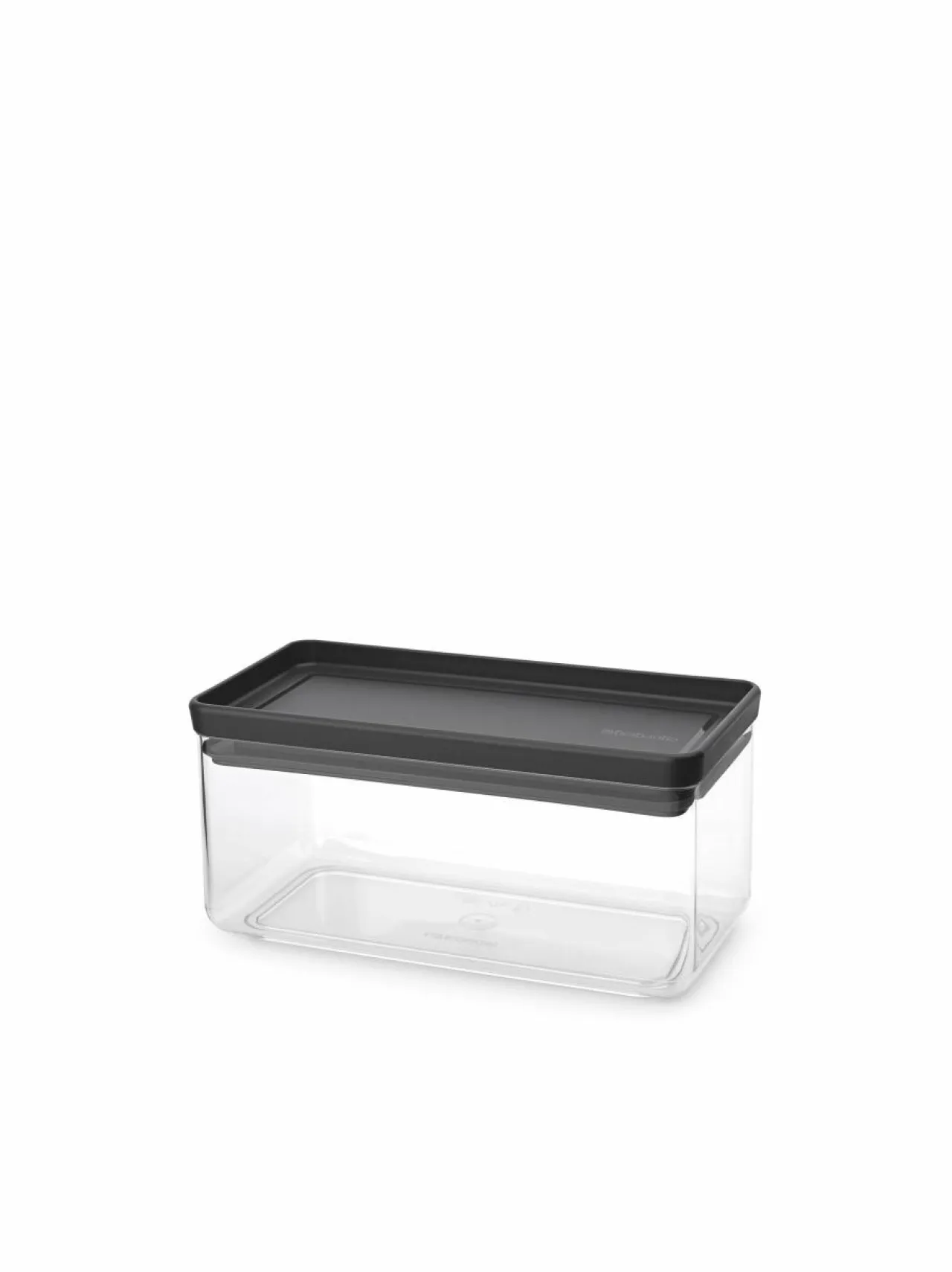 Keittiötarvikkeet<Brabantia Tasty+Stackable -säilytysastia 1,5 l CHARCOAL DARK GREY