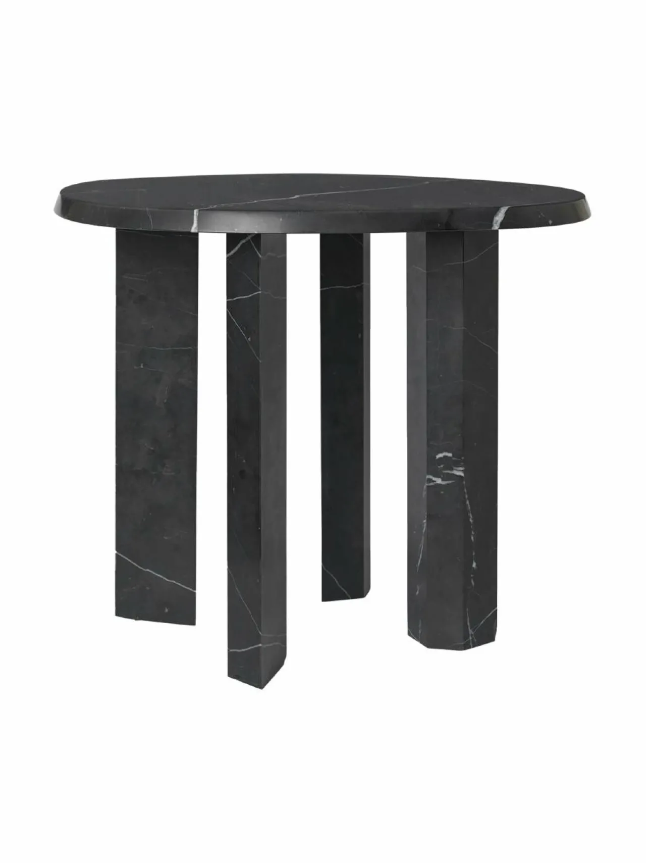 Pöydät<Ferm Living Taula-marmorinen sivupöytä BLACK