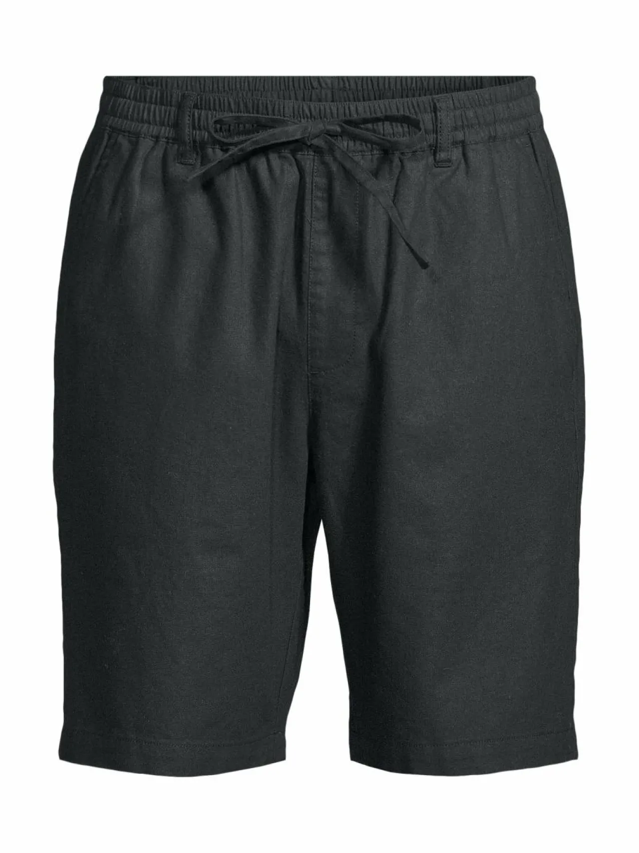 Housut<CONSTRUE Taustin-puuvilla-pellavashortsit BLACK
