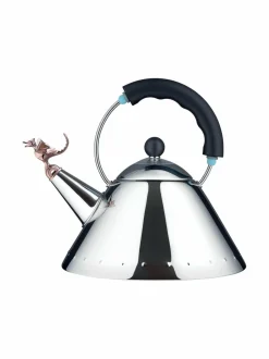 Tee, Kahvi & Vesi<Alessi Tea Rex -vesipannu 2 l TERÄS/KUPARI