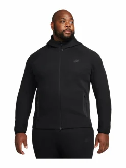 Paidat, Hupparit & Colleget<Nike Tech Fleece Windrunner -huppari 010 BLACK/BLACK