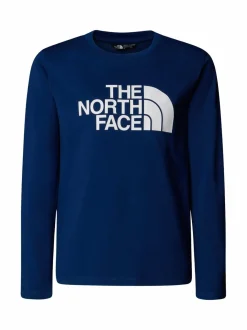 Pitkähihaiset Trikoopaidat<The North Face Teen Easy -trikoopaita BLUE