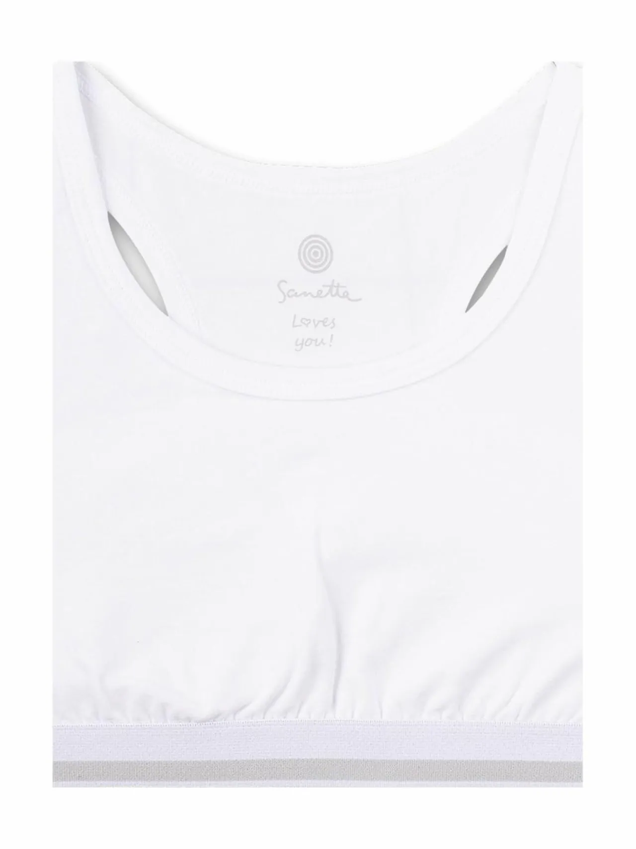 Alusvaatteet<Sanetta Teens Bustier -rintaliivitoppi 10 WHITE