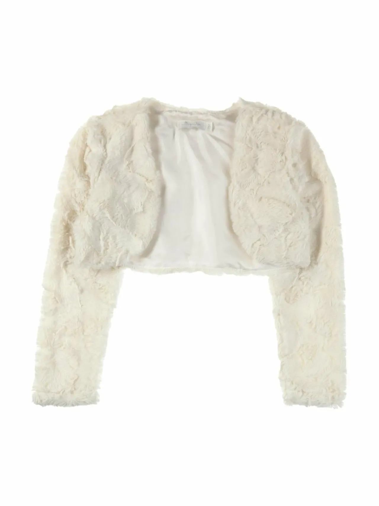 Juhlavaatteet<MINGNELIN Tekoturkisbolero 003 WHITE