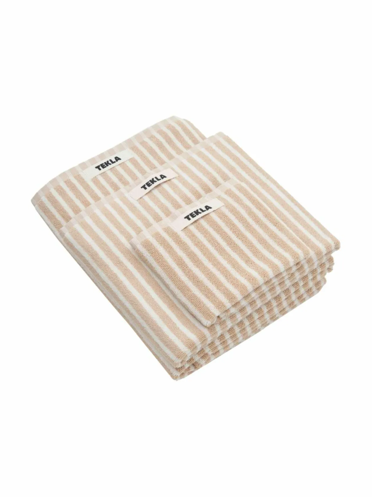 Tekla Terry striped -pyyhe^ Kylpyhuonetekstiilit