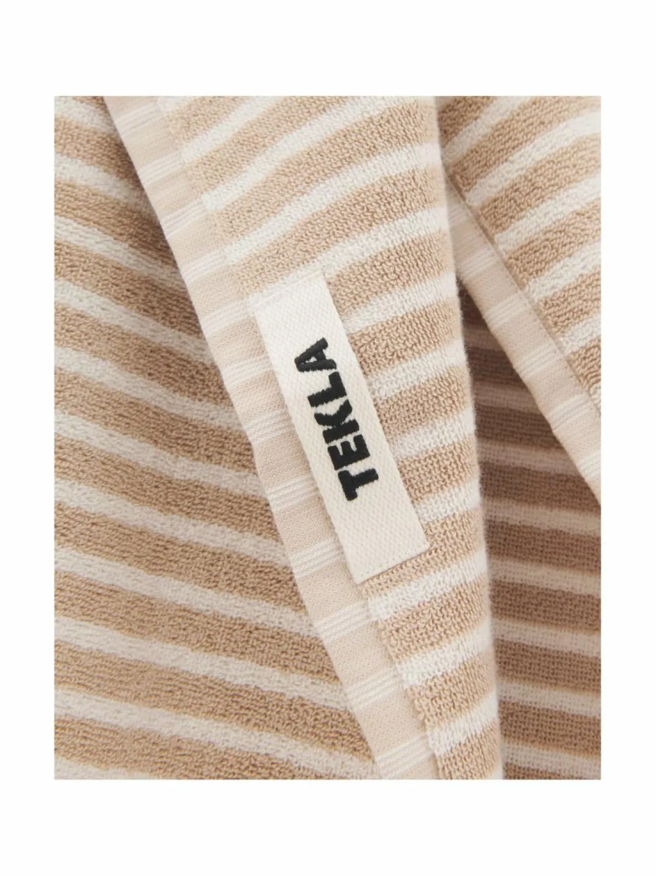 Tekla Terry striped -pyyhe^ Kylpyhuonetekstiilit