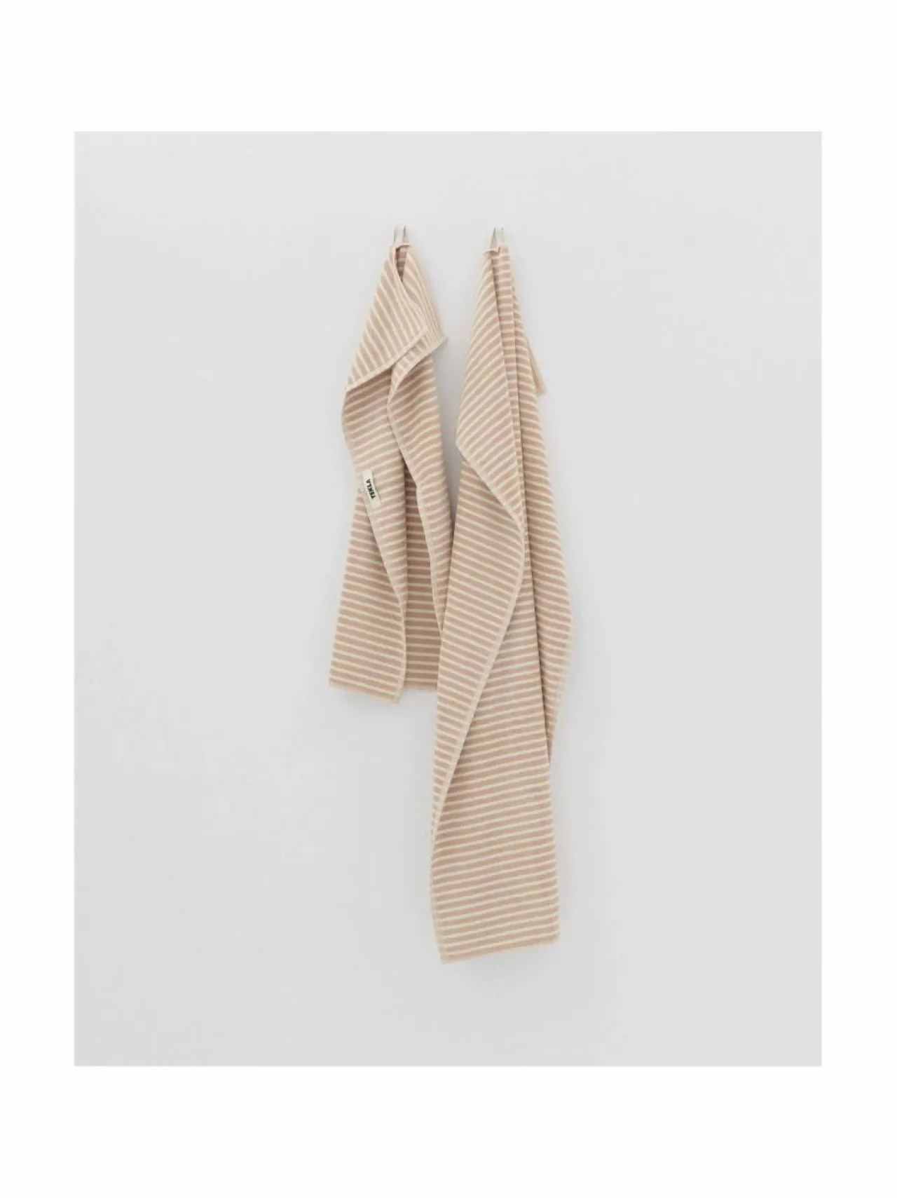 Tekla Terry striped -pyyhe^ Kylpyhuonetekstiilit