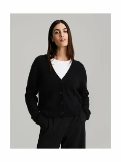 Neuleet<Andiata Tesia-neuletakki BLACK