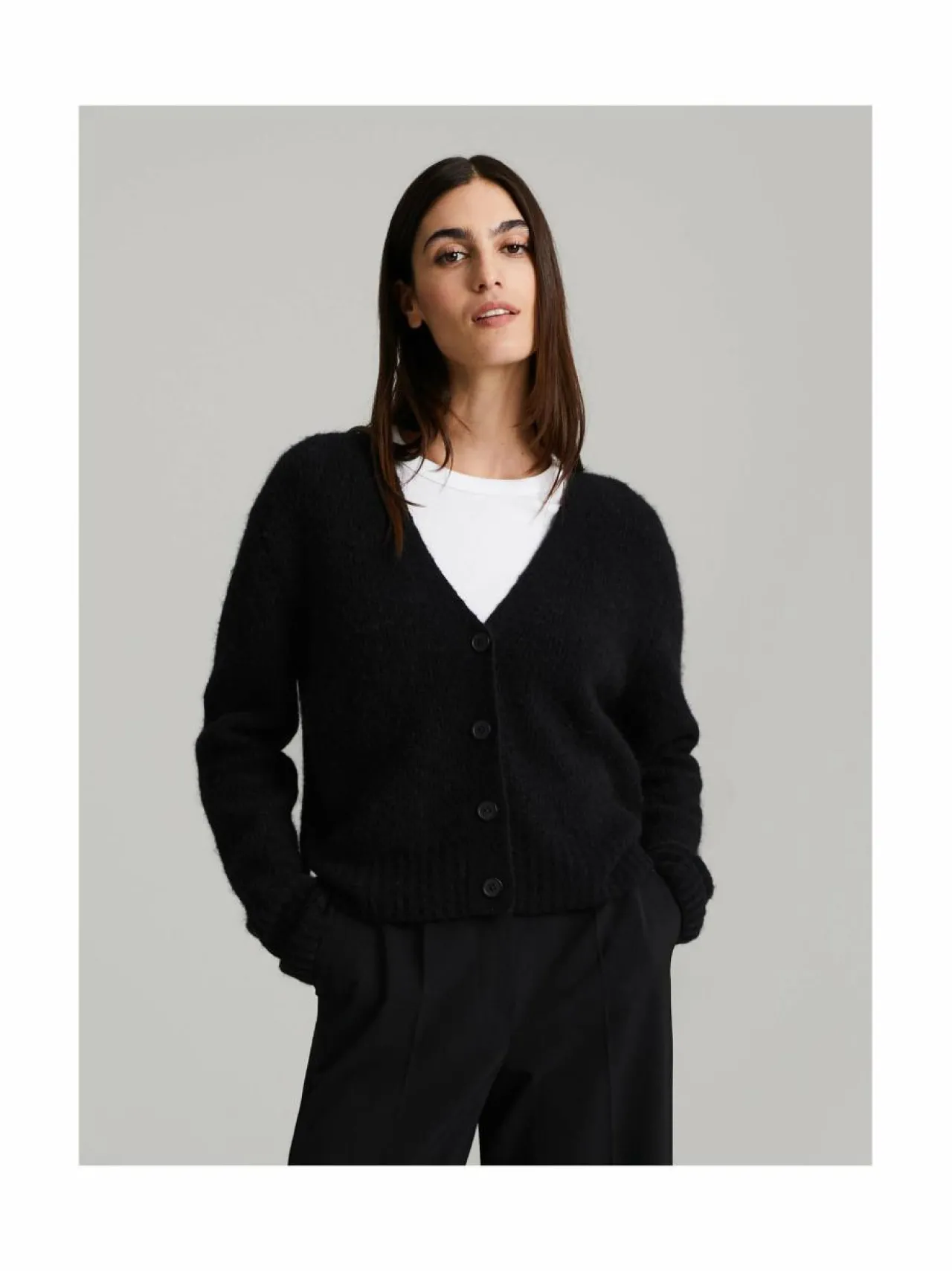 Neuleet<Andiata Tesia-neuletakki BLACK