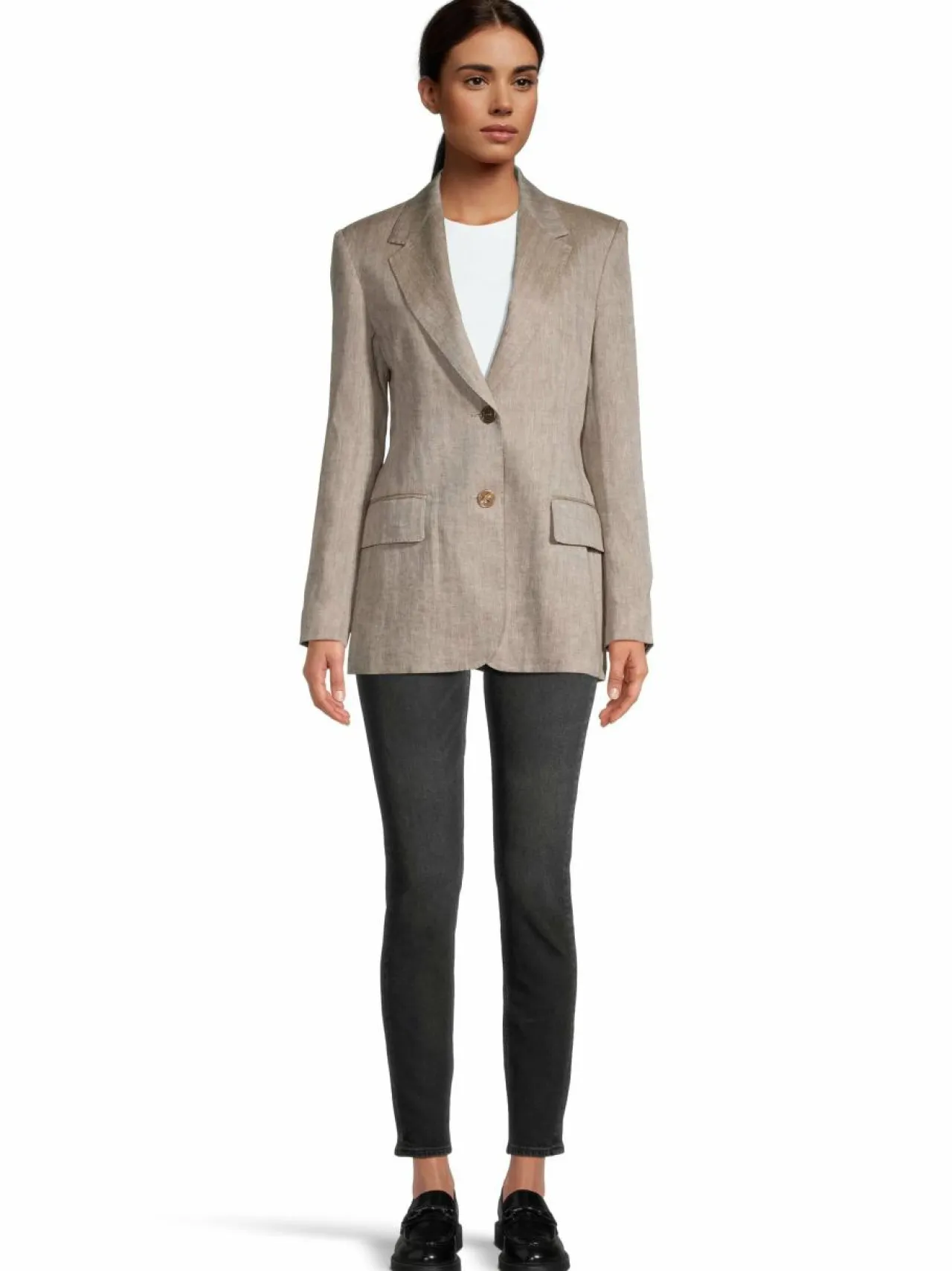 Bleiserit & Jakut<Max Mara Studio Teso-pellavableiseri 004 TABACK
