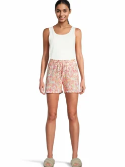 Yö- & Oloasut<A+more Tess-shortsit ORANGE/WHITE/TURQUOISE