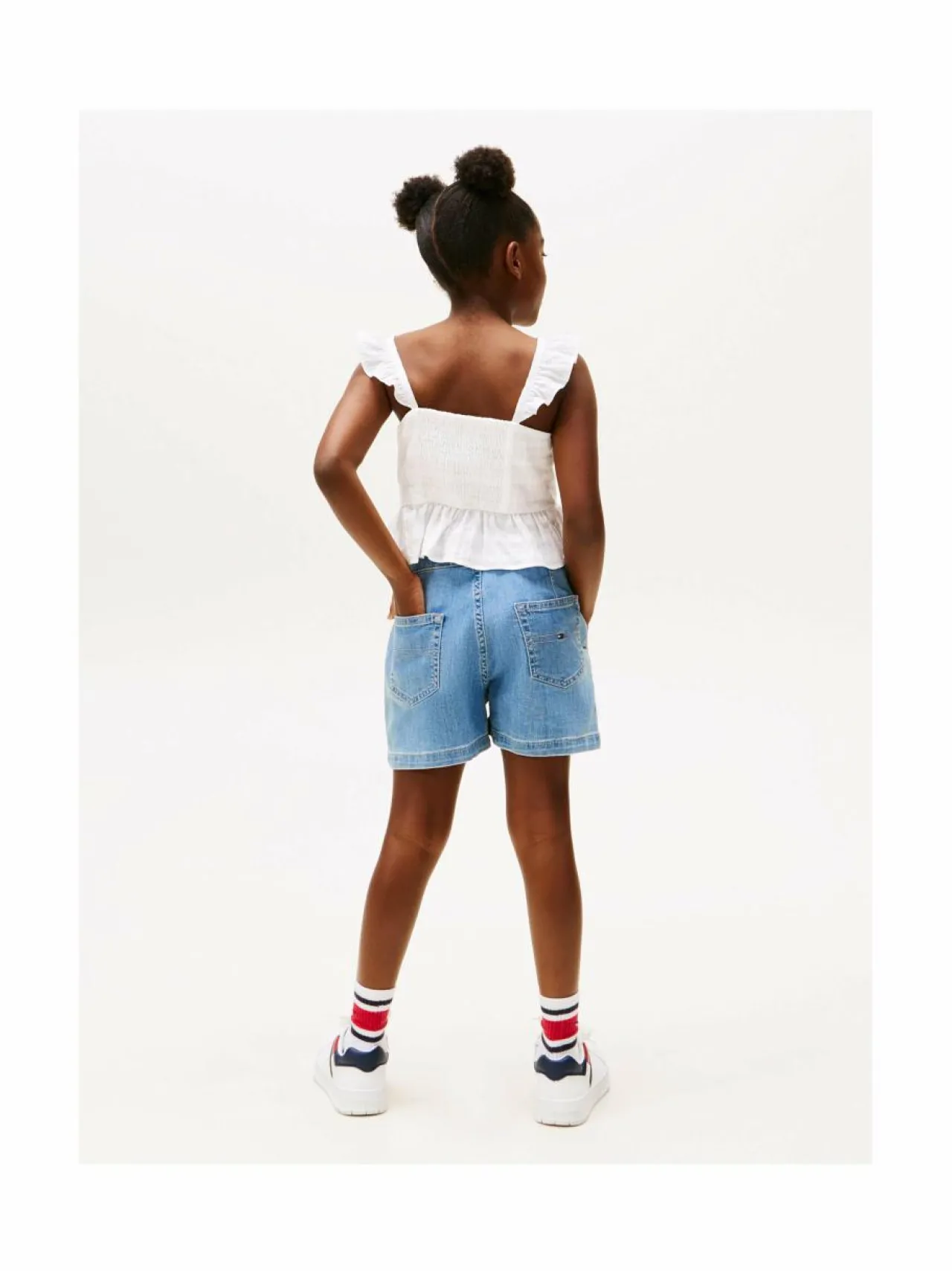 Paidat<Tommy Hilfiger Textured Cotton -paita YBR WHITE