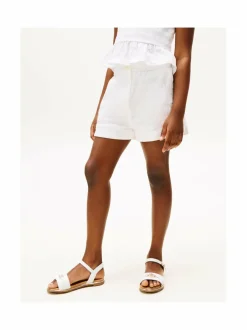 Shortsit<Tommy Hilfiger Textured Cotton -shortsit YBR WHITE