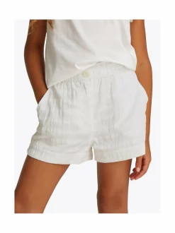 Shortsit<Tommy Hilfiger Textured Cotton -shortsit YBR WHITE