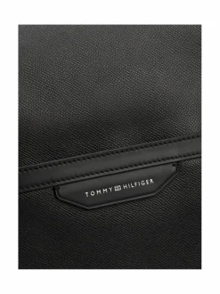 Reput<Tommy Hilfiger TH Buiness -nahkareppu BDS BLACK