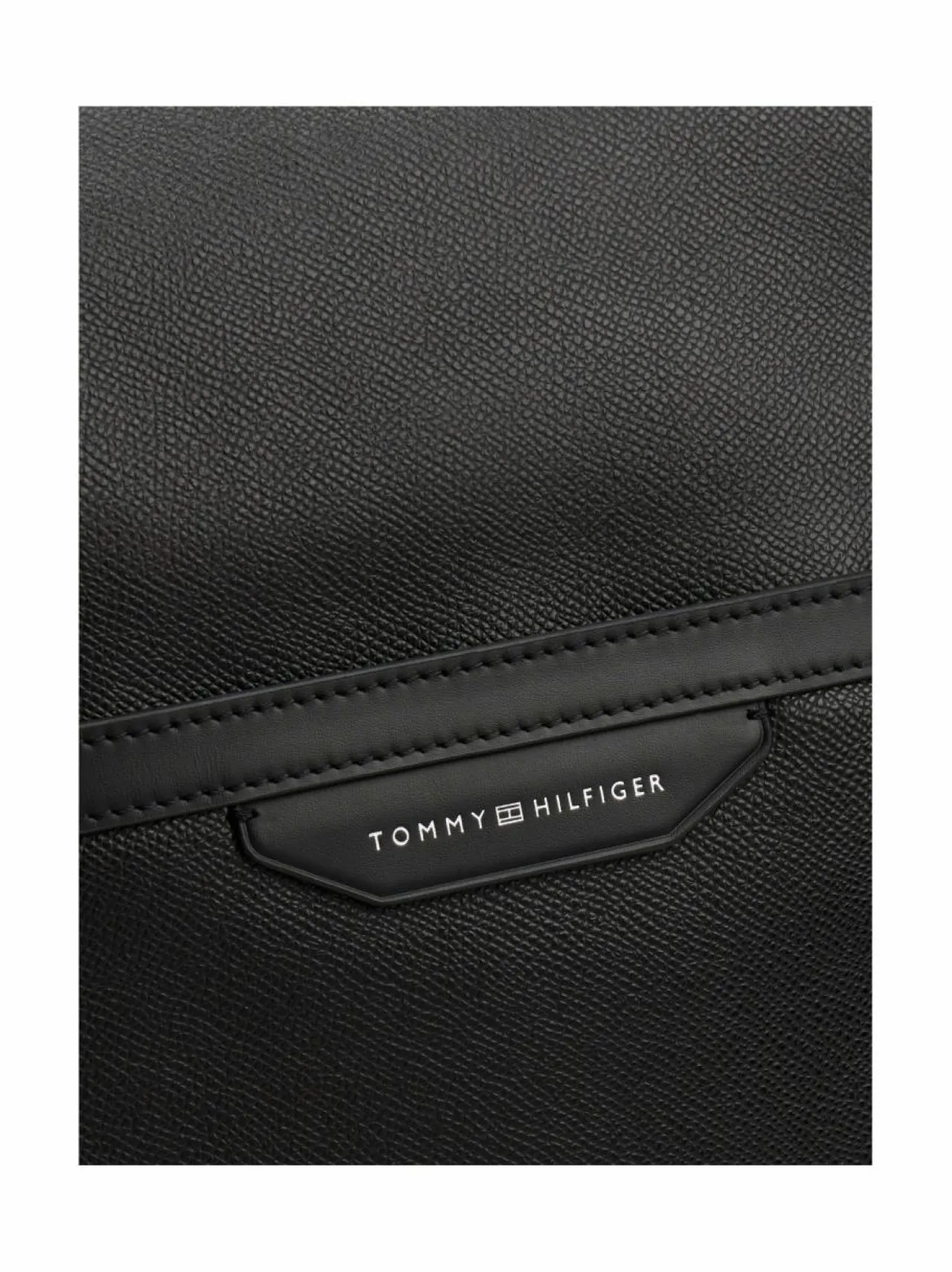 Reput<Tommy Hilfiger TH Buiness -nahkareppu BDS BLACK