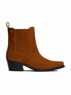 Tommy Hilfiger TH Cowboy - mokkanahkaiset saappaat^ Saappaat