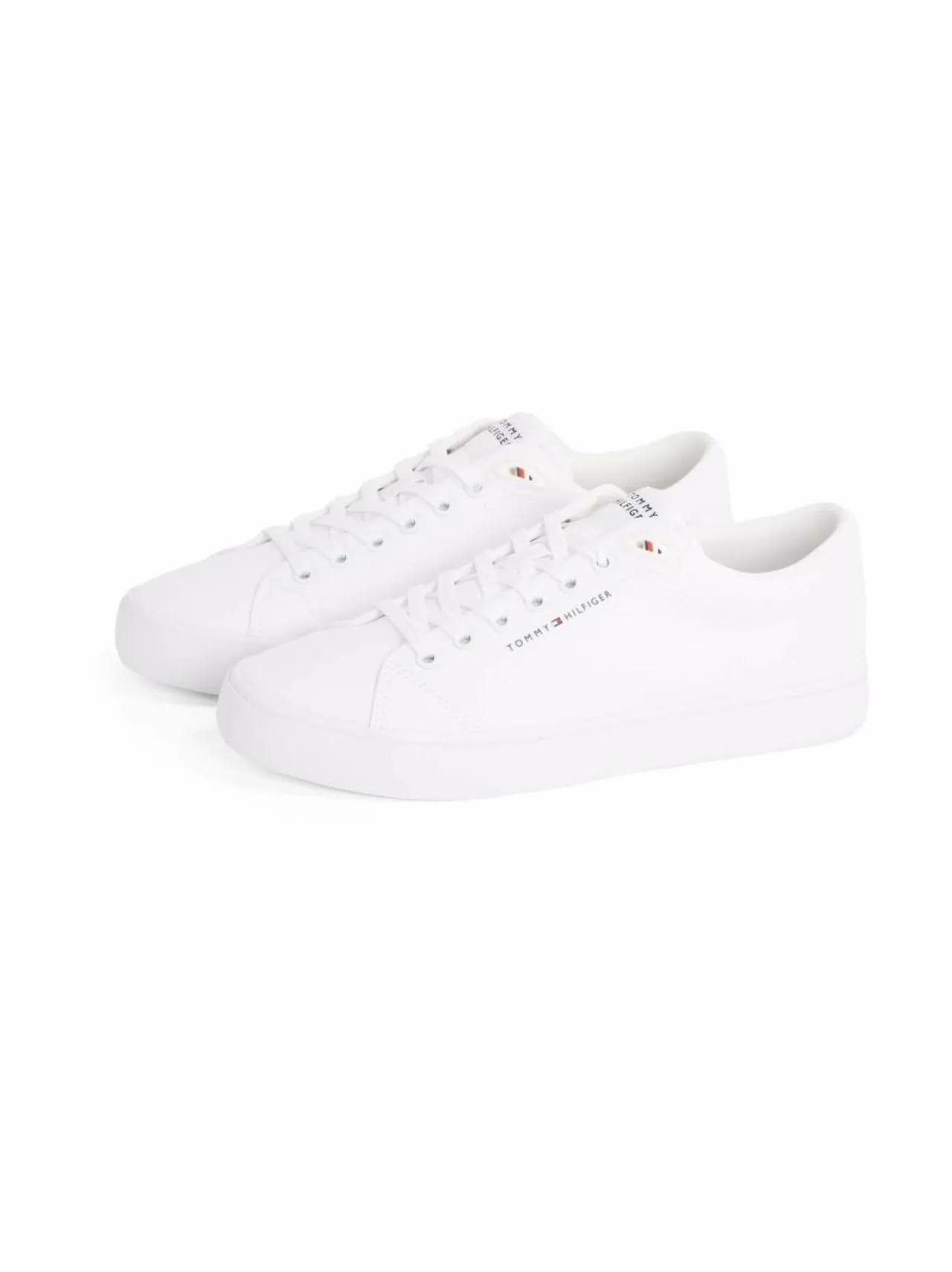 Urheilujalkineet|Tennarit & Sneakerit<Tommy Hilfiger TH HI Vulc Low Core -kangastennarit YBS WHITE