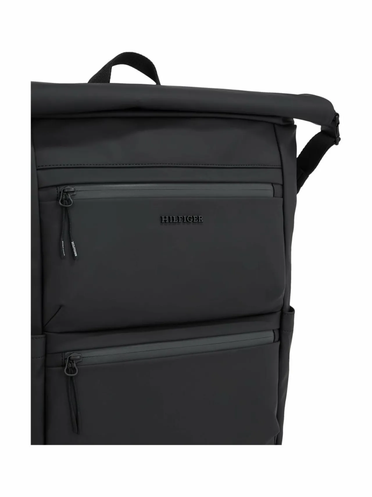 Reput<Tommy Hilfiger TH Rolltop -reppu BDS BLACK