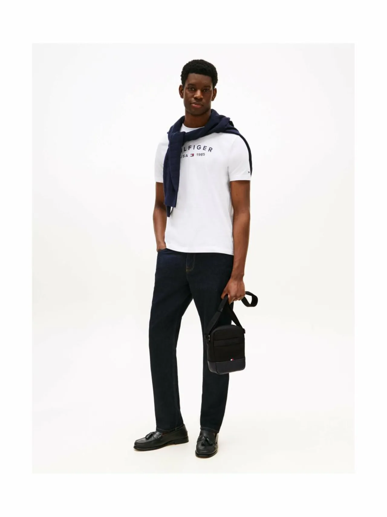 Laukut<Tommy Hilfiger TH Travel Mini Reporter -laukku BDS BLACK