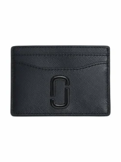 Lompakot & Kotelot<Marc Jacobs The Card Case -nahkainen korttikotelo 001 BLACK