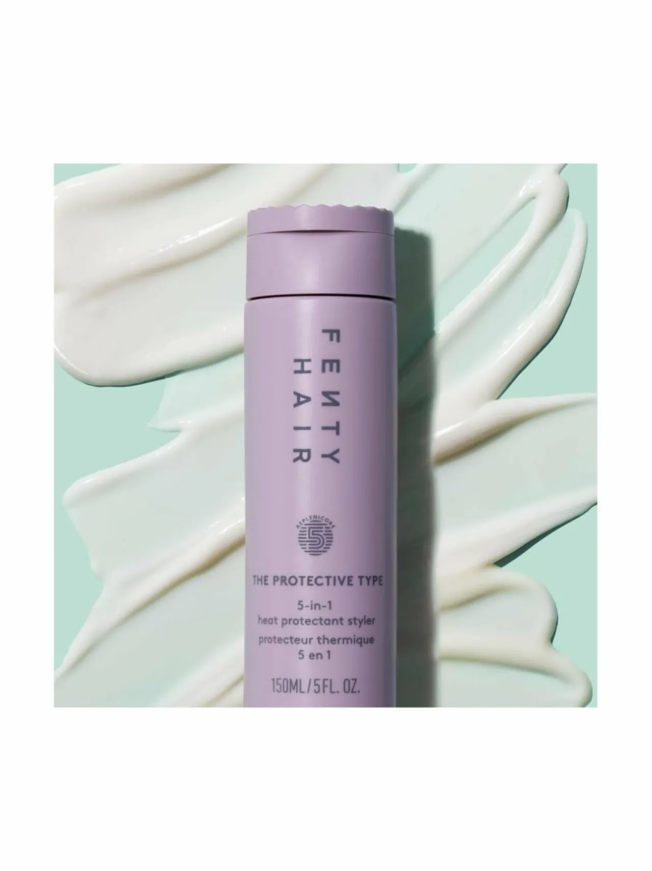 Muotoilu & Viimeistely<Fenty Hair The Protective Type 5-in-1 Heat Protectant Styling Cream -hiusvoide 150 ml