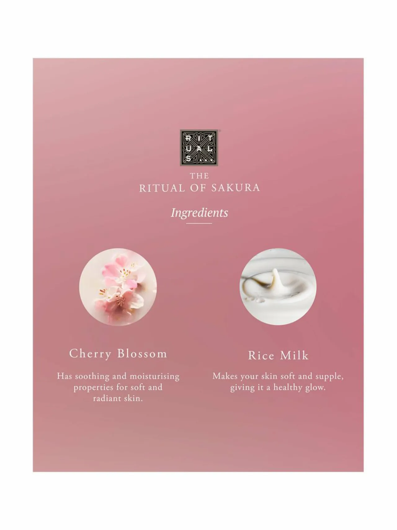 Ihonhoitopakkaukset<Rituals The Ritual of Sakura Small Gift Set -ihonhoitopakkaus